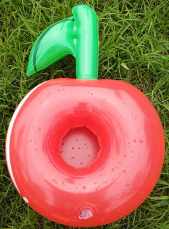 Portavasos inflable unicornio Piña Sandía de coco pato Cisne Portavasos flotante portavasos suministros de agua