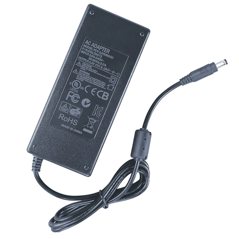 12V6A адаптер питания 72WLED светильник с источником питания CE SAA UL KC сертифицированный производитель прямые продажи