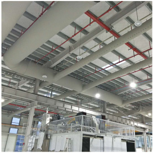 Suzhou polyester fiber general kl yarn flame retardant polyester flexible fabric fiber air duct washable flame retardant cloth bag air duct