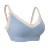 Lace thin wireless bra for breastfeeding, underwear for pregnant, plus size