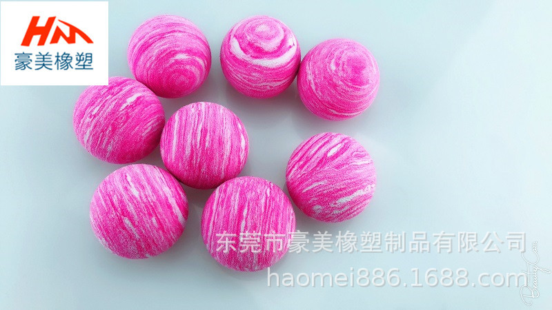 Fábrica al por mayor Eva Ball Arco Iris patio juguete Golf práctica bola espuma bola sólida Bola de esponja