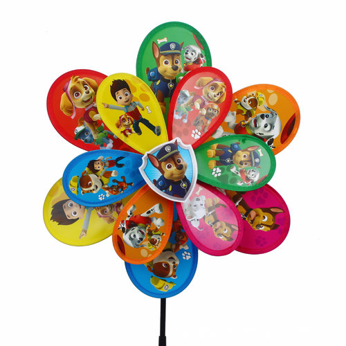 Large windmill children's double-layer windmill colorful cartoon large windmill DIY windmill street stall park box small toys wholesale