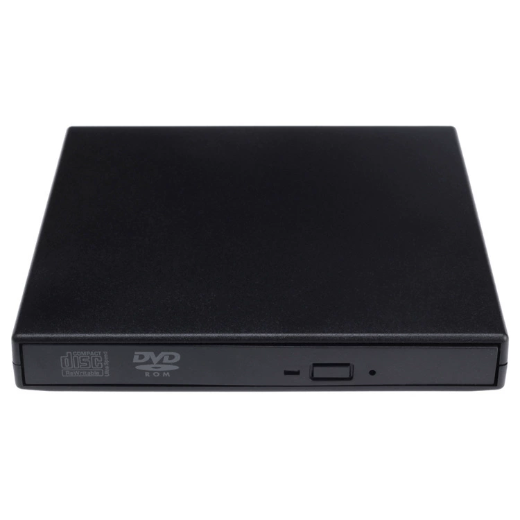 Внешний USB DVD оптический привод (Combo) — портативный USB2.0 CD/DVD ридер и CD-регистратор, 135×135×18 мм