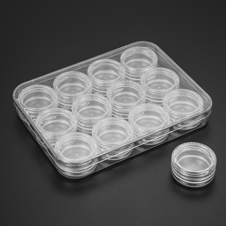 厂家供应2.5ML化妆粉盒 彩妆套装盒