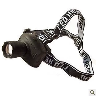 Светодиодная мощная фара 3 Вт, трехскоростная/выдвижная фара с зумом, фара для рыбалки, фара для кемпинга, матовая текстура