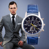 Fashionable trend black swiss watch, quartz watches, dial, ebay, crocodile print, wholesale