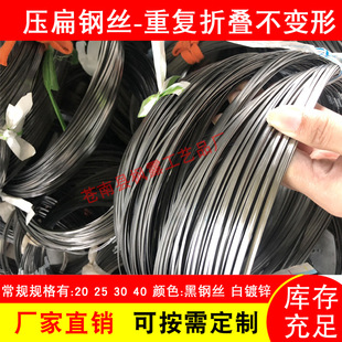 厂家批发雨衣扁钢铁丝折叠伞帽扁丝折叠尼龙扇扁钢丝圈帐篷钢丝-阿里巴巴