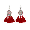 Fashionable earrings, accessory, boho style, European style, wholesale