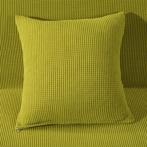 Cross-border solid color thickened elastic armless sofa cover sofa cushion all-inclusive sofa cover sofa bed cover