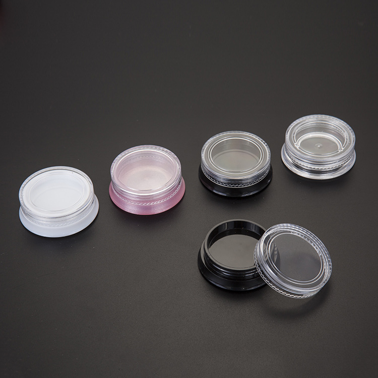 供应KR-127 3ml塑胶面霜瓶、透明化妆品盒等各类化妆品包材