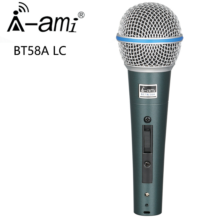 Ami Beta58A All-Metal Wired Microphone Ktv Home Stage Live Broadcast Trade Performance Festive Microphone