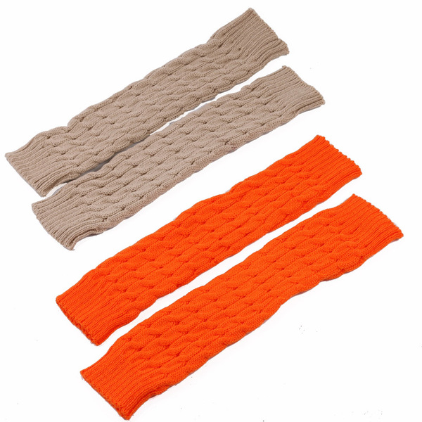 woolen demi-season knitted gaiters