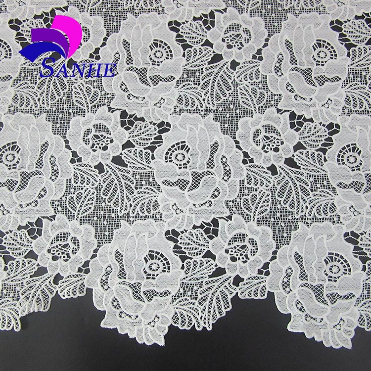 【新三和花边】精美刺绣水溶满幅花边 服装婚纱等辅料