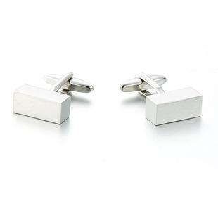 Foreign Trade Plain Metallic Cufflinks High Quality Cuff Cuff French Shirt Cuff Button 275