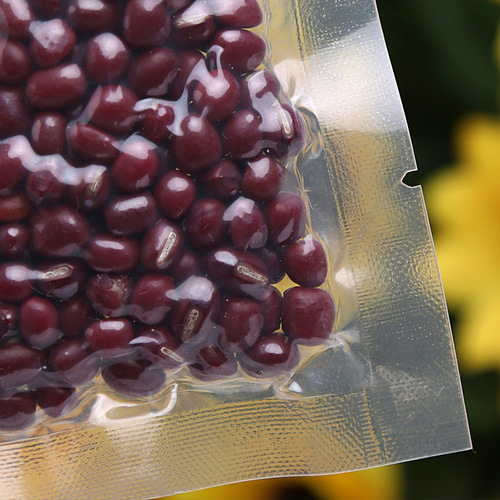 Food vacuum packaging bag, sealed snack composite packaging bag, commercial transparent plastic bag for direct printing