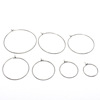 Supply 316 stainless steel 9 -character ring 9 -character hook ear ring jewelry buckle earrings accessories