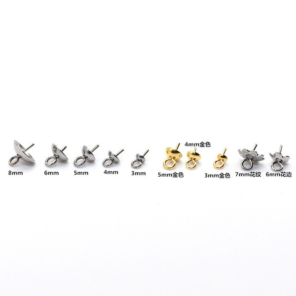 Pendant stainless steel pearl
