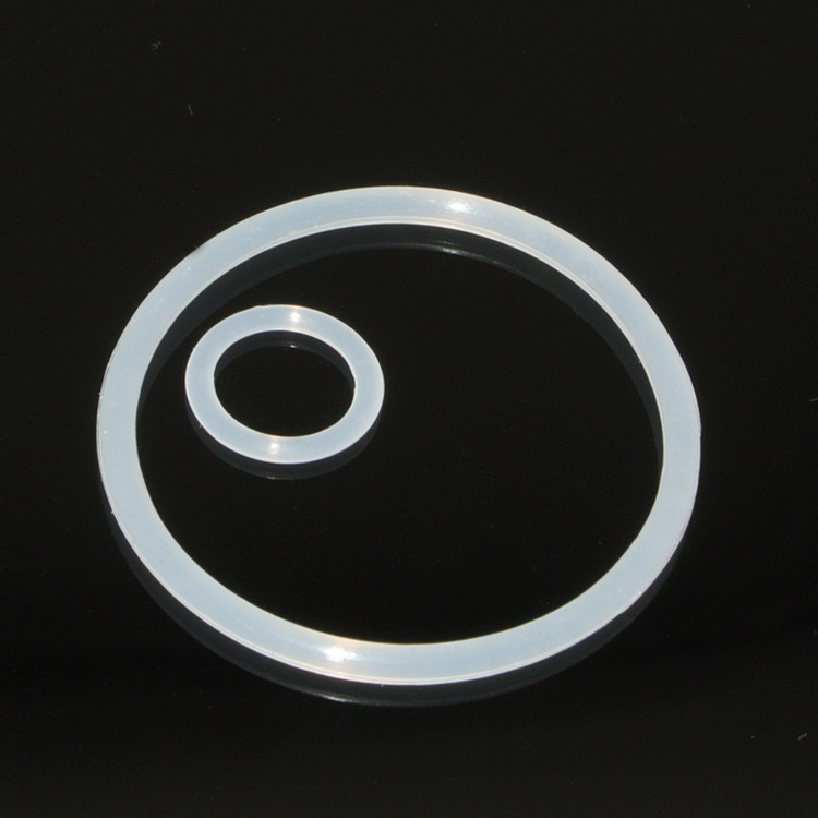 DLAEALS硅橡胶O型圈密封圈 透明橡胶圈标准件 橡胶O-ring防水圈