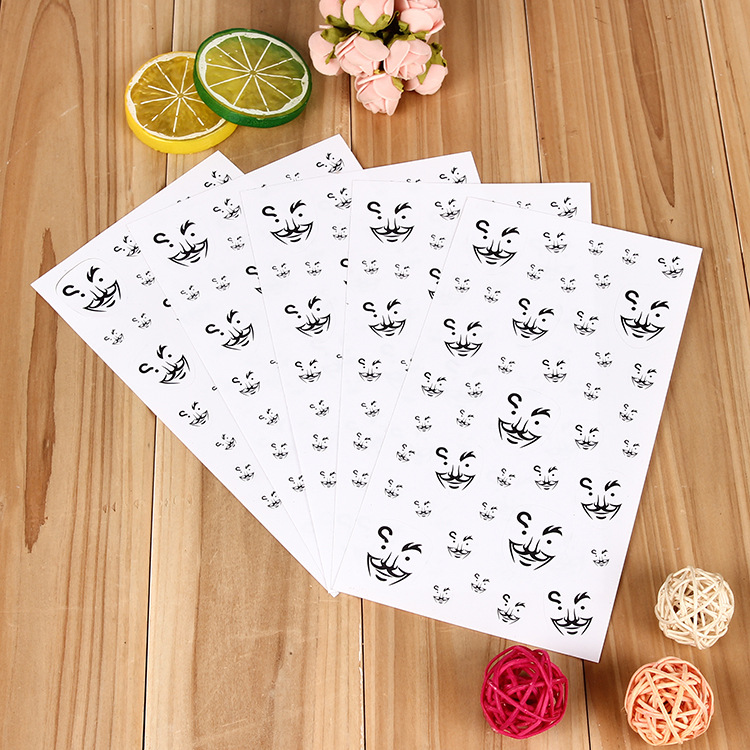 厂家批发印刷滴塑异形不干胶贴纸 彩色不干胶标签瓶子标签贴纸