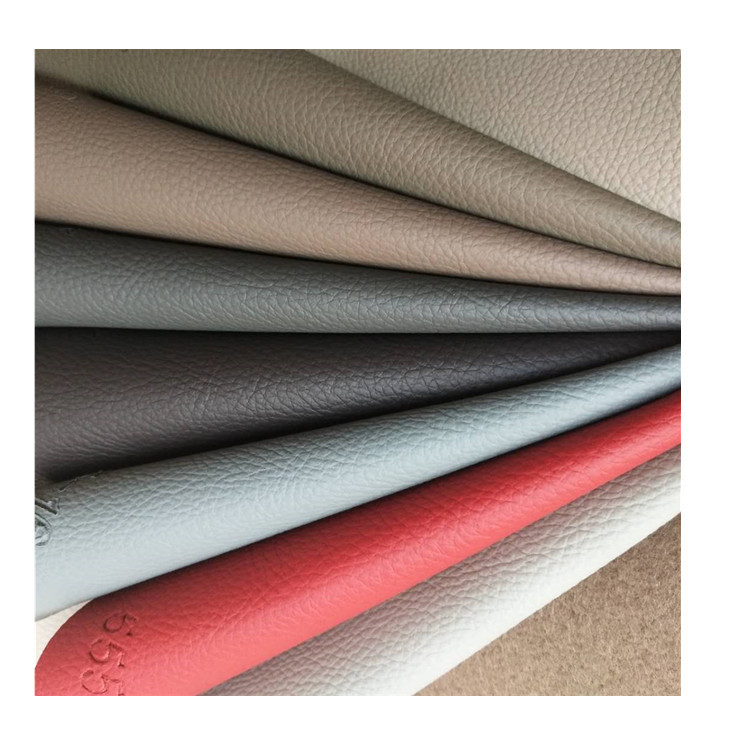 厂家生产PVC人造革耐摩耐刮仿真 皮荔枝纹透气皮革懒人椅沙发皮料