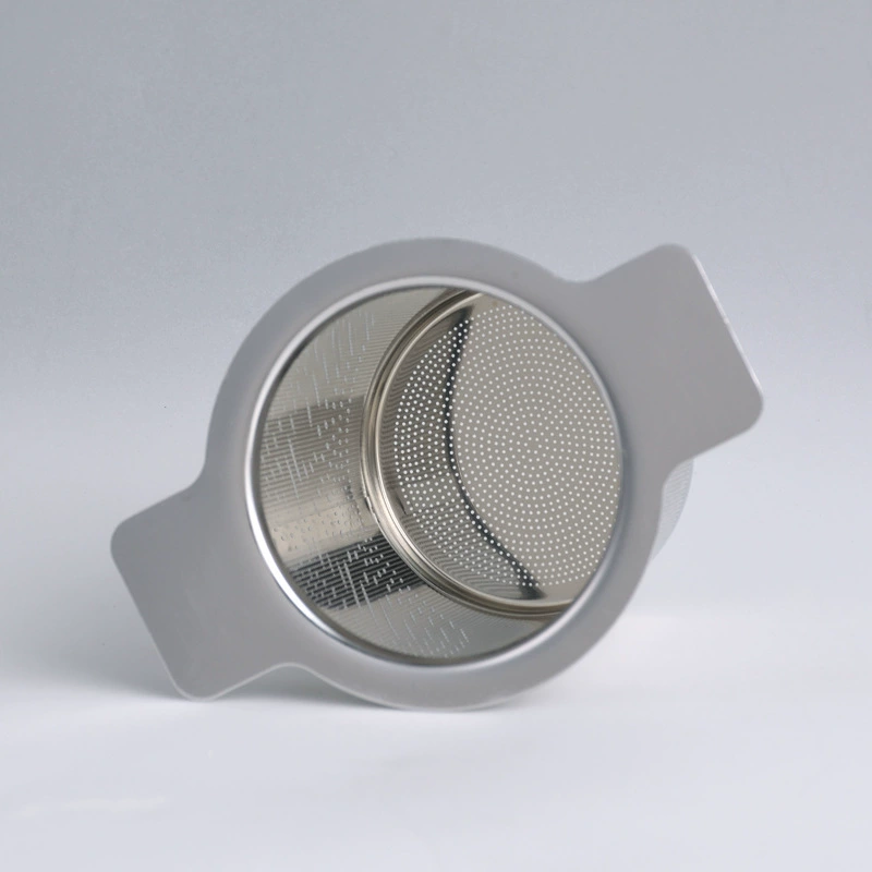 Tea Infuser Stainless Steel, Fine Mesh Cup Strainer, Removable Handle, White option