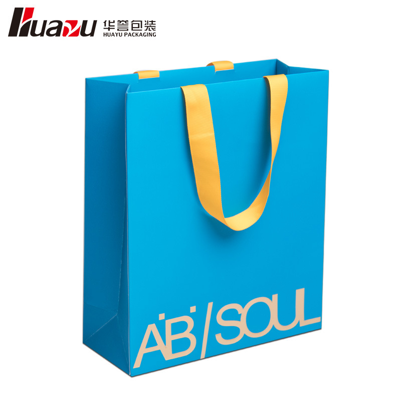 女装店手提袋 韩国品牌服装袋 高档礼品盒带手提袋好看的衣服纸袋