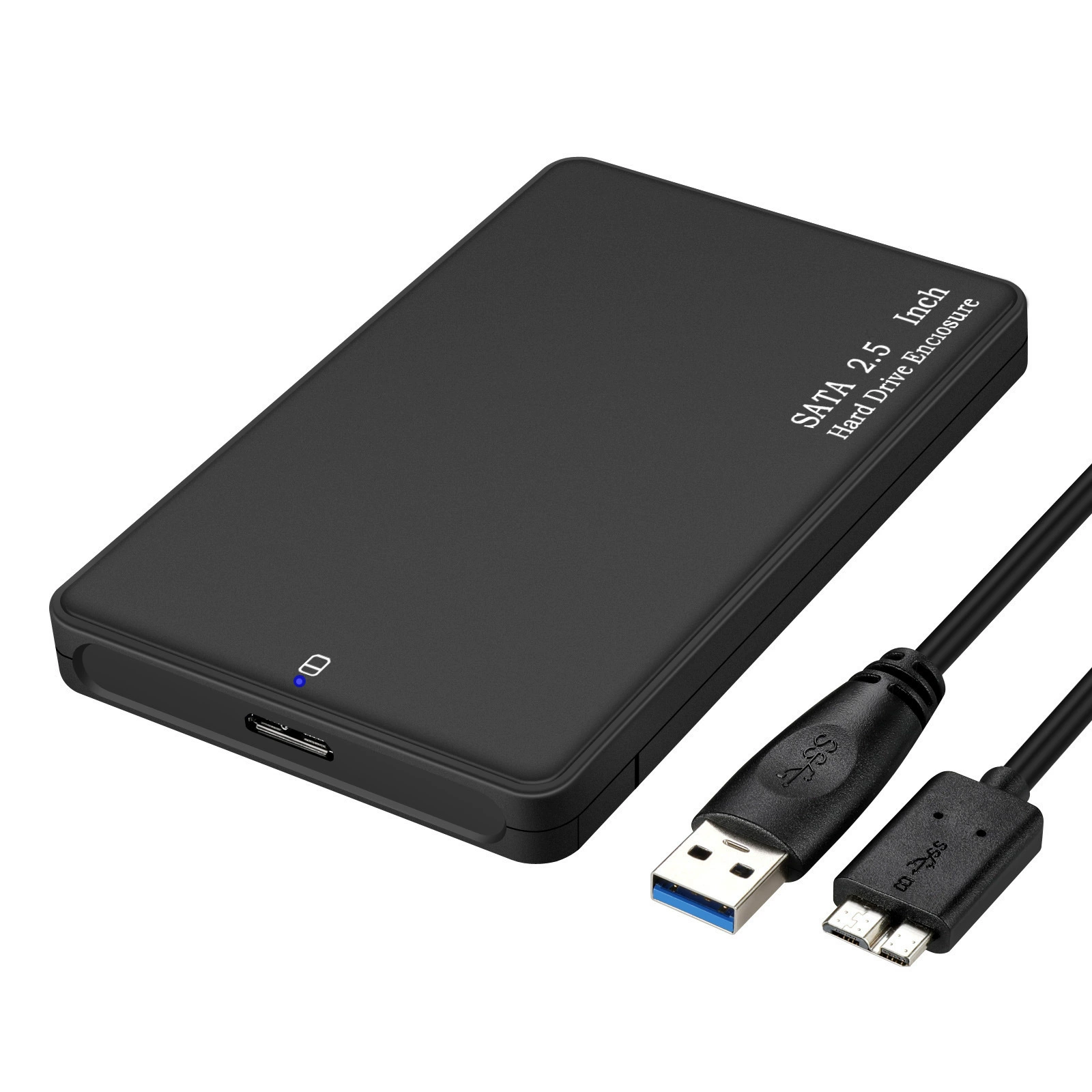 Корпус SATA для мобильного жесткого диска 2,5 дюйма, коробка для SSD ноутбука, коробка для твердотельного диска, USB 3.0, высокая скорость, UASP, внешняя коробка для жесткого диска