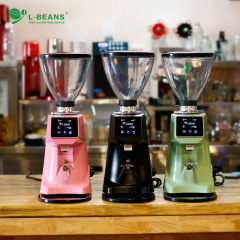 商用イタリア定量グラインダー電気コーヒー豆グラインダー全自動パウダーマシンカラースクリーンa80電子制御