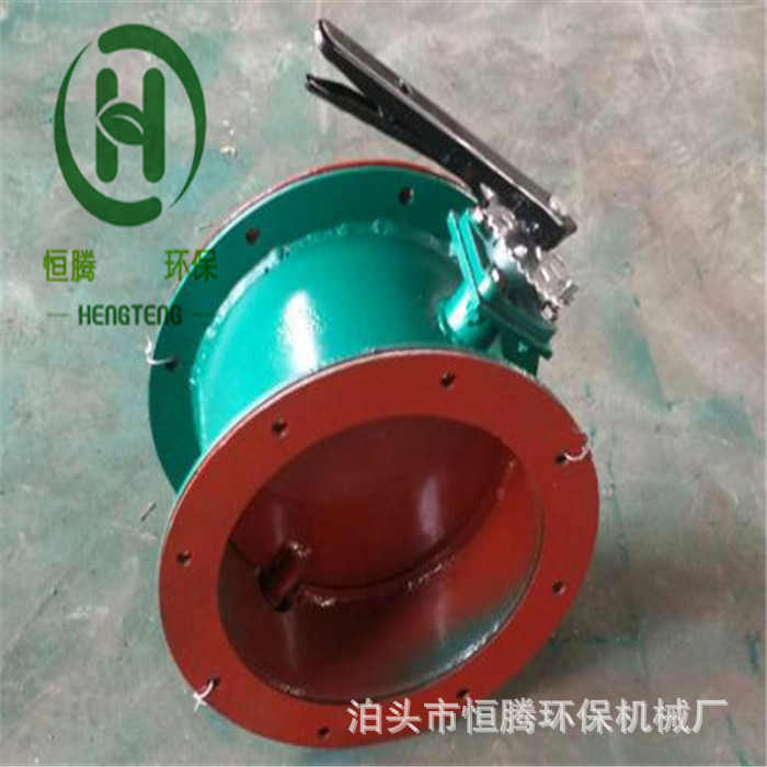 单轴圆风门 手动通风蝶阀200型冷风阀 除尘管道风阀 矩形蝶阀厂家