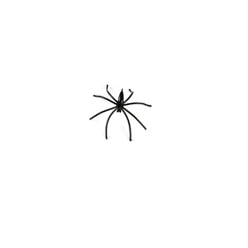 Cross-border Halloween plastic fine-legged spider prank toy realistic small spider decoration and arrangement props wholesale