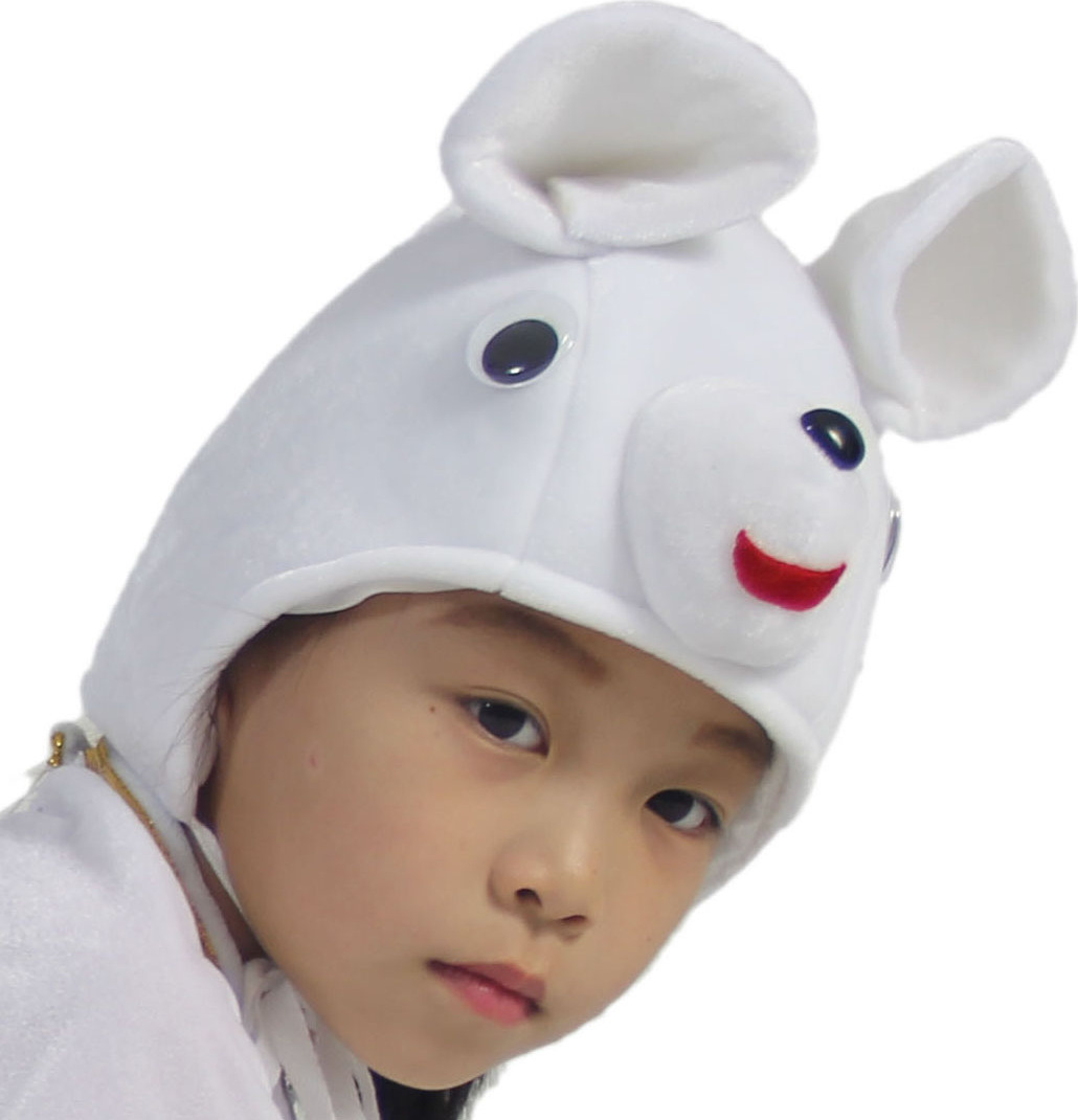 Estudiante etapa rendimiento niños padre-hijo rendimiento tocado dibujos animados animal León Zorro elefante oso modelado sombrero