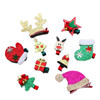 Children's accessory, cartoon festive hairgrip, red jewelry, wholesale, Birthday gift