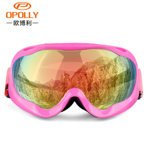 Cross-border high-definition double-layer anti-fog ski goggles, adult anti-fog ski goggles, mountaineering wind and snow goggles