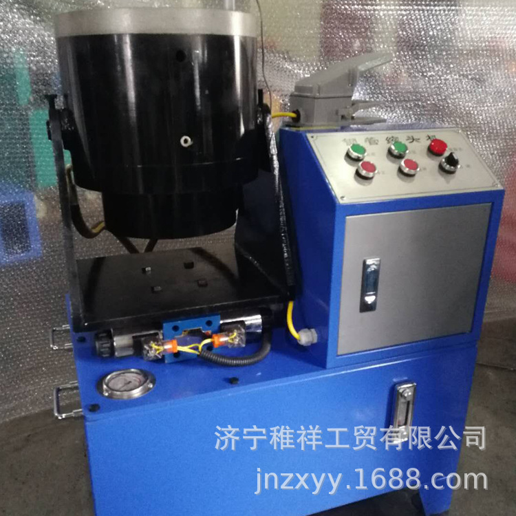 厂家畅销大棚管缩管机 钢管扣压机 建筑架子管缩管机