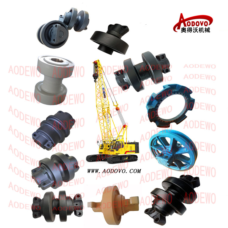 履带吊支重轮 驱动轮 引导轮 履带板供应商耐久底盘