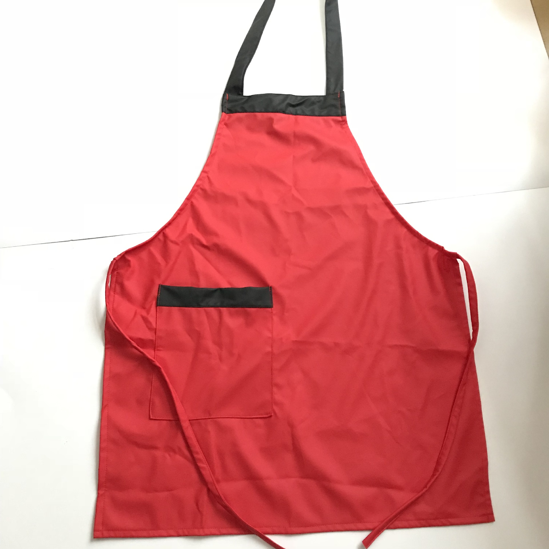 厂家直供防水加长皮围裙 pu皮防油易清洗马甲围裙 女厨房清洁围裙