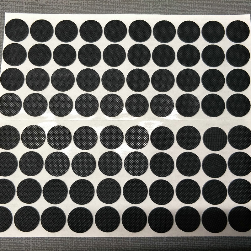 黑色防滑耐高温橡胶垫圆形密封耐磨网格硅胶垫圈