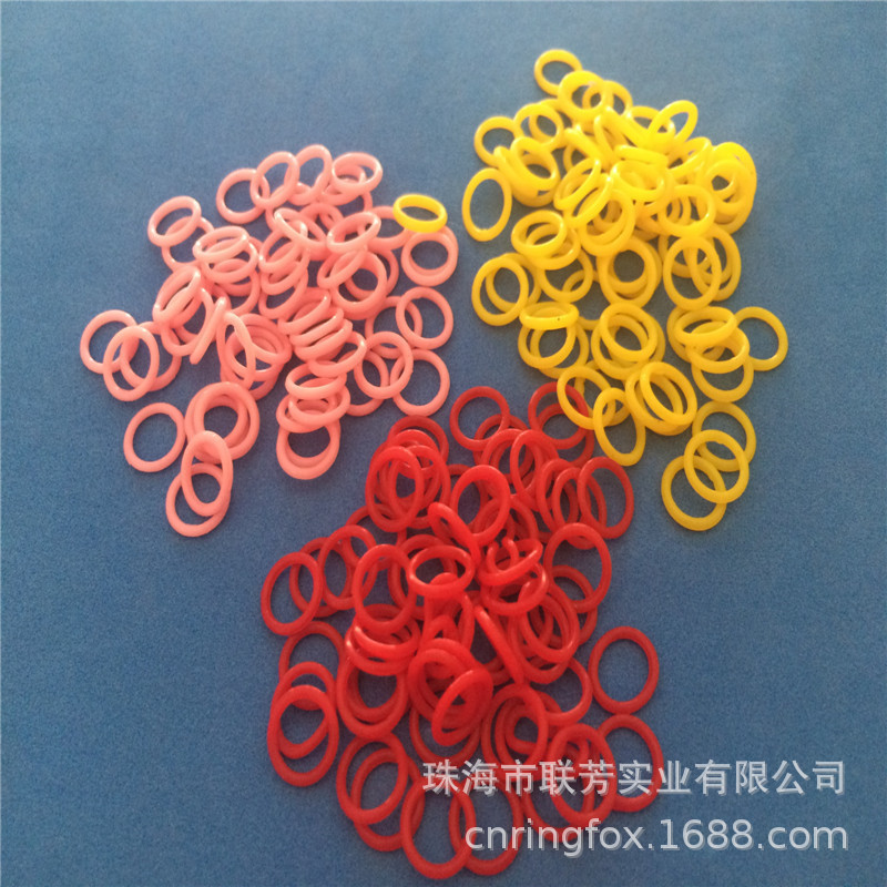 装饰用色彩硅胶O型圈 防水硅胶圈密封圈 彩色硅胶O型圈 厂价直销