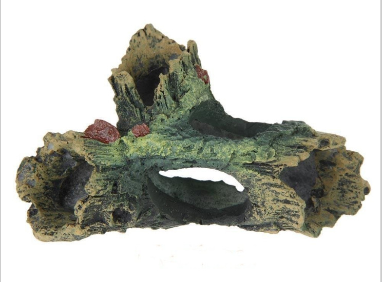 Acuario resina sumergida madera pecera paisaje decoración escape agujero acuario simulación árbol rama árbol agujero escape casa