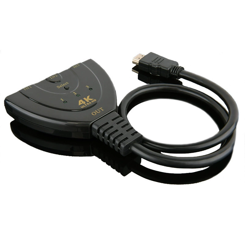 HDMI переключатель 3-в-1, сплиттер 4K HD для компьютера и монитора 4k2K