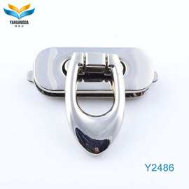 厂家供应箱包配件，箱包锁，合金锁扣椭圆款 箱包五金