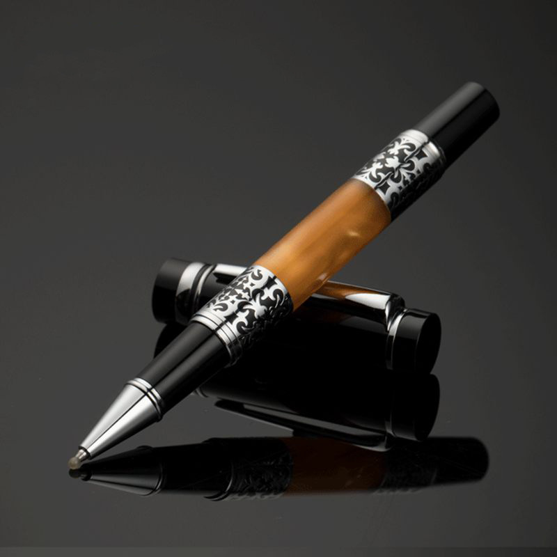 Fábrica al por mayor de metal acrílico gel pluma bolígrafo publicidad regalo firma pluma impresa LOGOTIPO entrega de una sola pieza