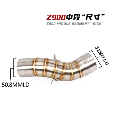 Kawasaki Z900 to drum Z900: Exhaust pipe