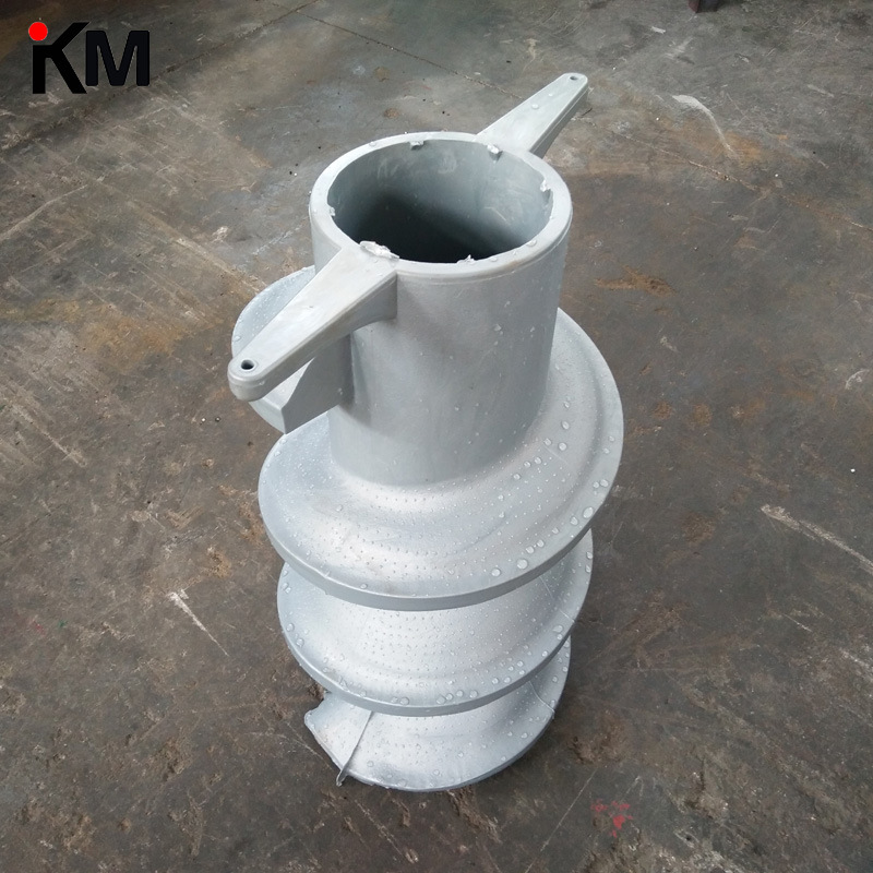 【管件注塑模具】大型螺旋形塑料管件 工业管件注塑模具设计制造