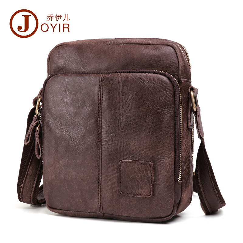 retro leather one-shoulder bag