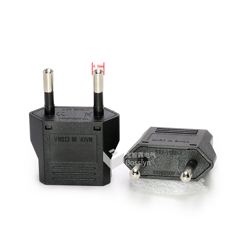 意大利转欧标插头 欧标转意大利智利插头  欧规旅行转换插头