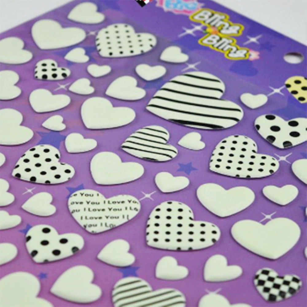 Поставка светящиеся наклейки мультфильм светящиеся наклейки могут быть направлены или разработаны светящиеся продукты