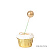 Factory direct selling Ins cold wind, golden ball silver ball color ball cake decoration plug -in foam ball accessories cake decoration