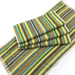 Colorful scarf, towel, pure cotton small towel, face towel, striped towel, cleaning cloth, various styles