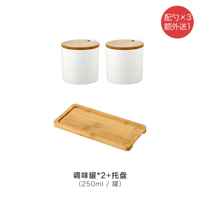 Olla de aceite de cerámica de estilo japonés hogar botella de aceite botella de condimento olla de vinagre condimento caja botella frasco de sal traje